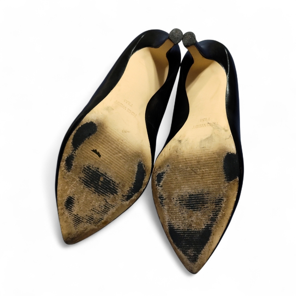 Nine West Flax Pointy Toe Stiletto Pumps Womens 7.5 - Picture 7 of 10